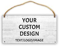 Personalised Wooden Hanging Plaque Signs Customised Wooden Board Decoration Decor for Family Sign, Name Date, Rustic Sign for Home, Kitchen, Wall Art