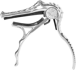 Alice Acoustic Guitar Alligator Capo - Aluminum Alloy Pearl Chrome Color Guitar Capo for Acoustic Guitar