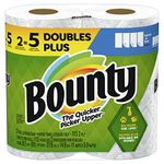 Bounty Select-A-Size Paper Towels, White, 2 Double Plus Rolls = 5 Regular Rolls