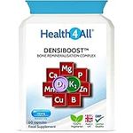 Densiboost Bone Remineralisation 60 Capsules (not Tablets) with Calcium, Magnesium, Manganese, Phosphorus, Copper, Boron, Zinc and Vitamins D3 and K2 MK-7. Made in The UK by Health4All