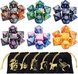 Polyhedral Dice, CiaraQ 6 x 7PCS(42