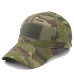 CHINWHI Baseball Cap Men Sun Protection Tactical Camo Hat Military Camo for Camping Camping Hiking Outdoors Sport Adjustable Unisex (OD-CP, 1)