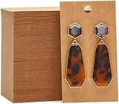 Juvale 200-Pack Kraft Paper Earring