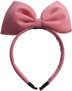 Big Pink Bow Headband for Women Girls Bowknot Hairbands for Women Christmas Hair Bows Headbands Gifts for Girls Bowknot Head Bands Halloween Cosplay Costumes Accessories