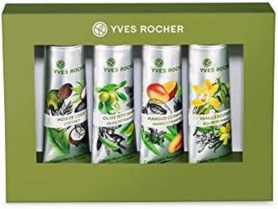 Yves Rocher 4-Piece Moisturizing Hand Cream Gift Set, Beauty Set for Women With Shea Butter, Glycerin & Aloe Vera For Smooth & Hydrated Hands, Perfect Travel Partner For Your Dry & Cracked Hands
