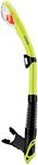 Aegend Dry Snorkel Green, Easy-Breath Free Diving Snorkel for Snorkeling Scuba Diving Freediving Swimming, with Top Dry Valve and Food-Grade Silicone Mouthpiece for Adult Youth