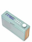 Roberts RAMBLER MINI FM, DAB, DAB+ Digital Radio with Bluetooth & Built-In Rechargeable Battery - Duck Egg