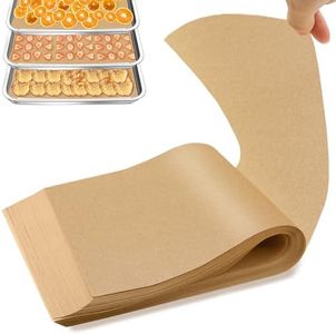 200 PCS Freeze Dryer Tray Mats for Harvest Right Freeze Dryer Large Trays, Non-Stick Baking Mats One-Off Parchment Paper Accessories Compatible with Harvest Right Freeze Dryer Trays (19.9" x 8.4")