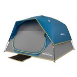 LOYEAHCAMP Tents for Camping 4 Person Tent Waterproof Easy Setup Dome Family Tent with Rainfly Large Tents for Outdoor Camping&Hiking,Polyurethane Material