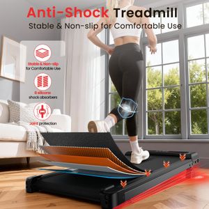 HomeFitnessCode Walking Pad Treadmill – Compact Foldable Electric