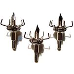 100 Grain Judo Broadheads with Sharp Pointy Arrowheads for Small Game Archery Hunting Arrows and Crossbow Bolts (6 Pack)