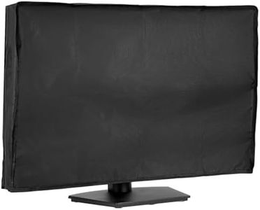 Black Monitor Case 27 Inch All-Inclusive Screen Case 420D Oxford Fabric Dust Protection Waterproof Cover for PC Screen (71 x 46 x 10 cm)