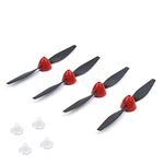 YoungRC RC Spare Propellers with Propeller Savers and Adapters RC Airplane Propellers for TR-P51 RC Plane 4 Channel Remote Control Airplane(4PCS)