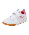 Puma Unisex-Kids Multiflex Sport AC PS, White-Sunset Pink, Sneaker - 12UK (38265108)