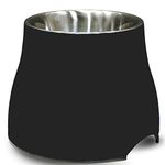 Dogit Elevated Dish, Black, Small