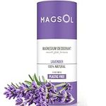 MAGSOL Plastic-Free Natural Deodorant for Women - 100% Aluminum Free, Baking Soda Free, Plastic Free - 2.8 oz