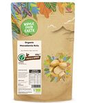 Wholefood Earth Organic Macadamia Nuts 125g Raw | GMO Free | Vegan | High Fibre | Certified Organic