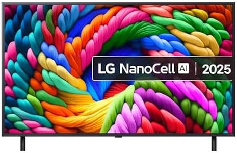 LG 75NANO90A6B 75-Inch NANO AI 4K Smart TV (webOS 25 Platform with AI Concierge, alpha 7 AI Processor 4K Gen8, Game Optimiser & ALLM, 60Hz) [Model 2025]