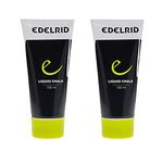 Edelrid Power Liquid Chalk for Superior Grip and Sweat Free Hands for Gym, Weightlifting & Bodybuilding, Rock Climbing, Bouldering, Gymnastics and Crossfit, 2 x 100 ML