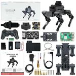 Yahboom ROS2 Robot Dog with RPi 5 AI Model Voice Embodied Intelligence OpenCV Programmable Bionic Quadruped AI Robotic Dog,for Educational Python Programming (DOGZILLA S2 with Pi 5 4GB)