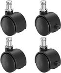 iTouchless 4 Caster Wheels Set, for Glide Trash Cans, Compatible with iTouchless Garbage Bins with Wheels, Set of Four