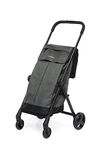 Go Fast Folding Shopping Trolley, Grey