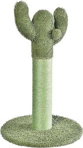 Amazon Basics Colgante de árbol de cactus con forma de bola de, Gato, 65 x 43 x 43 cm, verde