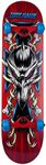 Tony Hawk 31 inch Skateboard, Tony Hawk Signature Series 4, 9-ply Maple Deck Skateboard for Cruising, Carving, Tricks and Downhill, Red Cross Hawk