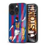 Custom Phone Cases Soccer Club Team Jersey Design for iPhone 6 7 8 11 12 13 14 15 16 Pro Max Plus Mini Xr Xs SE for Samsung Galaxy A03 A13 A53 A73 S21 S22 S23 S24 Note Z Series Pixel 6 7 (Barcelona)