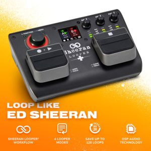 Sheeran Dual Track Looper Pedal – Guitar Effects Footswitch