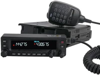 Retevis MA1 50W Dual Band Ham Radio | Cross-Band Repeater & Mobile Transceiver 2-in-1 | Superheterodyne Receiver| Air Band Reception | Detachable Control Panel | Noise Reduction Base Stationn