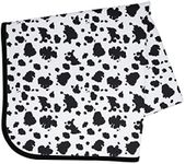 BapronBaby Cowhide Splash Mat - Waterproof Catch-All for Under High Chairs, Floors, Tables, Playtime or Arts & Crafts - Machine Washable - 45" x 45”