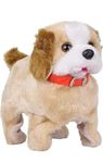 Tonyra Jumping, Walking & Barking Dog Soft Toy Fantastic Puppy Battery Operated Back Flip Jumping Dog Jump Run Toy Kid (Jumping Dog), Toy for Kids, Best Birthday Gift for Kids