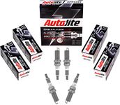 Autolite APP5325 Double Platinum Automotive Replacement Spark Plugs (4 Pack)