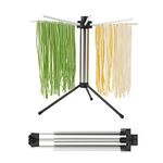 KITCHENDAO Collapsible Pasta Drying Rack, Compact for Easy Storage, Quick Set up, Foldable Pasta Dryer Rack Spaghetti Noodle Hanger, Detachable for Easy Cleaning, Rotary Arms, Hold up to 5 lbs