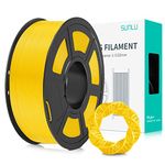 SUNLU PLA Plus 3D Printer Filament, 1.75mm PLA+ 3D Filament for FDM 3D Printer & 3D Pens, Neatly Wound Filament, Strong and Toughness, Dimensional Accuracy +/- 0.02mm, 1KG Spool(2.2 LBS), Pure Yellow