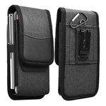 Njjex Cell Phone Holster for Samsung Galaxy S24 Ultra S23 Plus S22 S21 FE S20 Note 20 Ultra A12 A13 A14 A15 A54 A23 A32 iPhone 12 13 14 15 16 Pro Max Belt Clip Holster Phone Pouch Holder Carrying Case