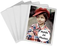 Iconikal 24-Photo Clear Cover Photo Album, 5 x 7-Inch, 5-Pack