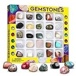 Dr. Daz Rock Mineral Gem Collection For Kids 25 Gemstones Included