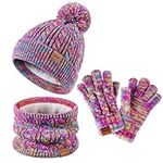 Girls Winter Hat, Gloves & Scarf Se