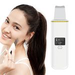 CARER SPARK Ultrasonic Skin Scrubber - Facial Skin Scrubber Electric Skin Spatula with LCD Display USB Rechargeable 4 Modes for Deep Cleaning Blackhead Pores Removal Skin Care