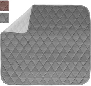 Sures Waterproof Chair Pads for Elderly Incontinence - Reusable & Washable, Fits Recliners, Seats, Furniture, Beds - Leak Proof & Absorbent Urine Protector for Men, Women, Adults (Gray)