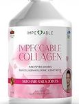 IMPECCABLE Collagen 10.000mg hydrolyzed Sugar Free Liquid Marine Collagen | Supplements for Women and Men | Hair Growth | Nails & Skin Care | Healthy Joints | hyaluronic Acid Vitamin C D & B Biotin