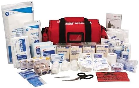 First Aid Only 520-FR All-Purpose Emergency First Aid Kit for Home, Work, and Travel, 158 Pieces