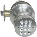 SoHoMiLL YL 99 Keyless Electronic Keypad Lock, Adjustable Latch Backset 2 3/8-Inch to 2 3/4-Inch, Satin Nickel