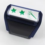 Two Stars and a Wish Pre Inked School Teachers Reading Comprehension Marking Stamper Stamp 38x15mm Primary Teaching Services (Green)