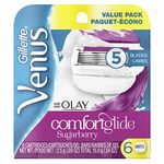 Gillette Venus & Olay Women's Razor Blade Refills, Sugarberry, 6 Count, Womens Razors / Blades (Packaging may vary)