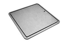 DareBuilt Baking Oven Steel™ Griddle,13.25" x 13.25" Combination Baking Oven Plate & Griddle Plate for Home and BBQ- 3/8" Carbon Steel- Sandblasted with Grease Trap and Fat Channel