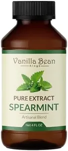 Pure Spearmint Extract for Baking and Flavoring - 4 OZ - Premium Quality Natural Flavors for Baked Goods, Desserts, & Cooking
