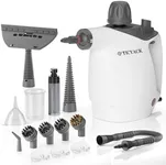 Handheld Steam Cleaner, Steam Cleaner with 16 PCS Accessory & Safety Lock, 500ML Large Capacity Natural Surface Steam for Cleaning, Multipurpose Steam Cleaner for Home, Car, Bathroom, Grease(White)